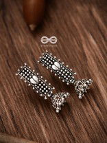 The Bohemian Heart Jhumkis - Tiny Trinket Earrings