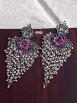 The Bohemian Jhaalar Statement Makers (Multicolour) - The Embroidered Oxidised Collection