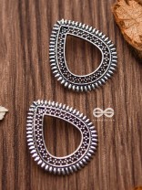 The Little Bohemian Drops - Oxidised Boho Earrings