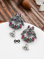 A Vintage Artwork - Ruby Emerald - The Embellished Oxidised Collection