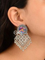 The Criss Cross Sun (Multicoloured) - The Embroidered Oxidised Collection