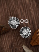 The Little Shimmery Button Studs - Tiny Trinket Earrings