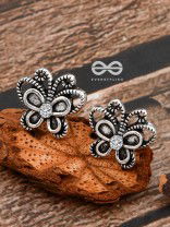 The Cute Little Butterfly Studs - Tiny Trinket Earrings