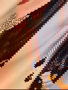 Black Butterfly fall Earrings