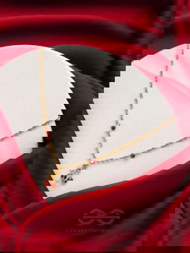 Cherry On The Cake- Golden Embellished Necklace With Anti-Tarnish Coating 