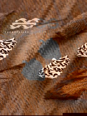 The Little Intricate Strawberries Studs - Tiny Trinket Earrings