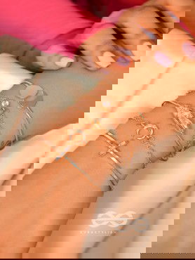 The High Five- Set of 5 Golden Bracelets