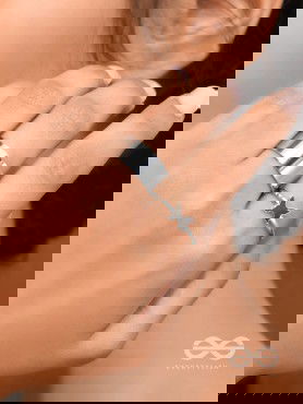 The Missing Moth- Set of Two Silver Rings