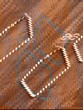 The Scintillating Slanting Hoops (Silver) - Casual Daily-Wear Earrings