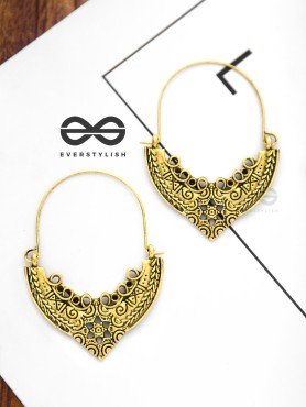 The Vintage Elegance - Golden Boho Earrings
