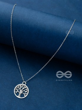 The Nature Lover Statement Pendant - Silver