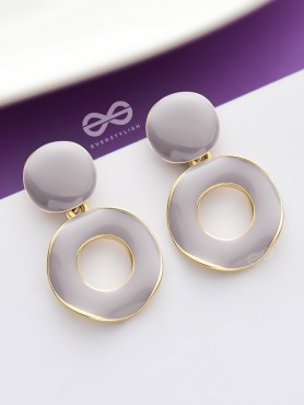 The Classy Glam - Statement Enammed Earrings
