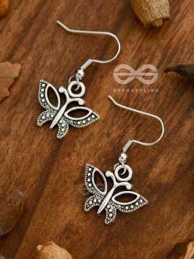 You give me Butterflies - Tiny Trinket Earrings