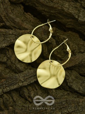 Blazing Stars- Golden Earrings