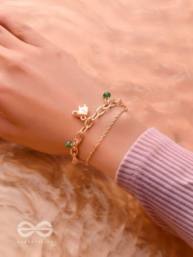 The Jungle King- Golden Layered Bracelet