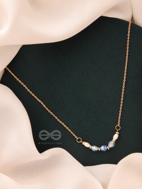 The Million Dollar Smile-Golden Beads Necklace With Anti-Tarnish Coating 