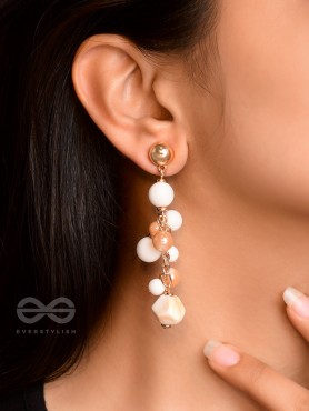 The Berry Branch- Golden Embellished Earrings