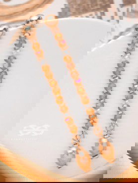 The Raining Embers- Golden Embellished Earrings