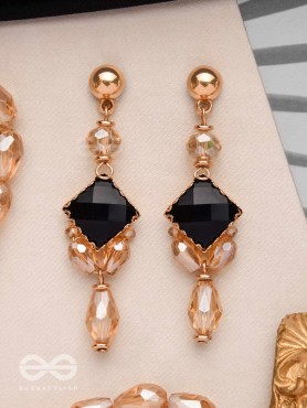 THE MYSTIC  NIGHTFALL - ELEGANT DROP EARRINGS
