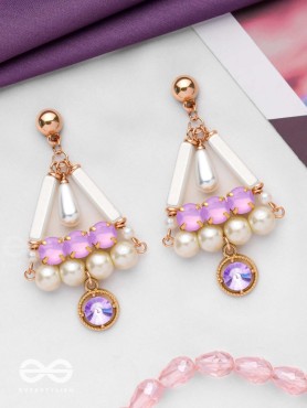 THE REGAL RADIANCE - GOLDEN EMBELLISHED EARRINGS