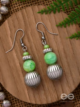 SKY DELIGHT DROPS - CLASSY SILVER EARRINGS