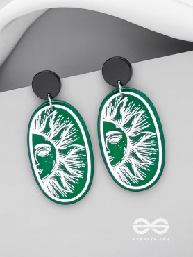 DAYDREAMS & SUNFEELS- STATEMENT ACRYLIC EARRINGS