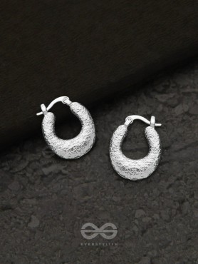 Glittering Halos - Silver Earrings