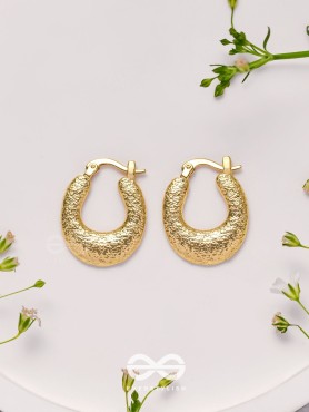 Glittering Halos - Golden Earrings