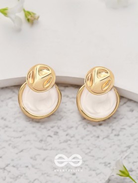 Ivory Dreams - Golden Earrings