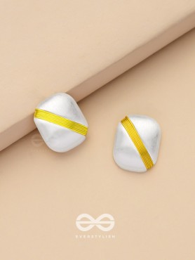 Timeless Nobility - White Stud Earrings