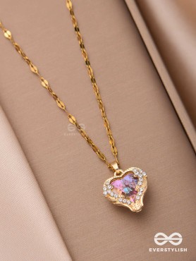 Glittering Heart - Crystal Love Pendant