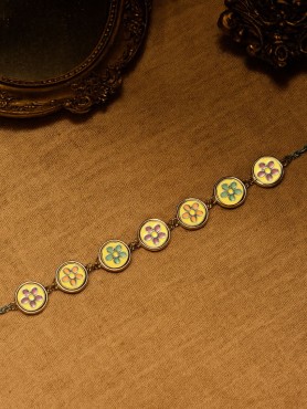 PETAL PARADE - ENAMELLED VINTAGE STYLE CHOKER