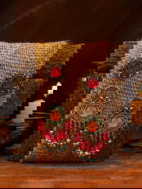 SUNBURST GYPSY - BOHO STATEMENT OXIDISED EARRING