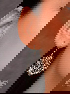 The Motif Circles - The Oxidised Dangler Collection