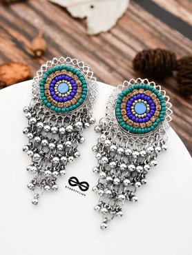 The Beaded Intricate Mesh - The Oxidised Boho Collection