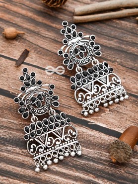 A Royal Delight - Onyx Black - The Embellished Oxidised Collection