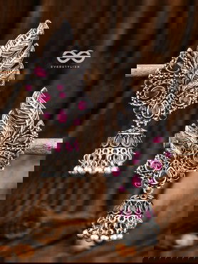 The Astonishing Antiquities (Ruby-Red) - Embellished Oxidised Collection