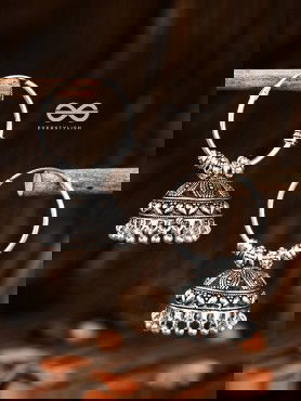 The Beautiful Intricate Hoop Jhumkis