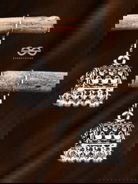 The Cute Little Dome Jhumkis- Tiny Trinket Earrings