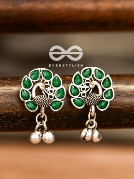 The Vintage Peacocks (Ruby Red) - The Melodious Ghungroo Collection