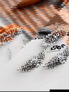 The little floral Jhumki - Tiny Trinket Earrings