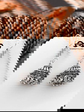 The Simple Little Jhumki - Tiny Trinket Earrings