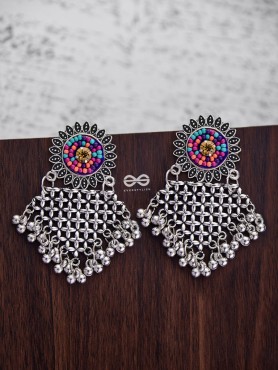 The Criss Cross Sun (Multicoloured) - The Embroidered Oxidised Collection