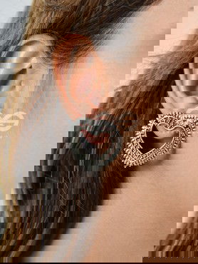 The Little Bohemian Heart - Oxidised Boho Earrings