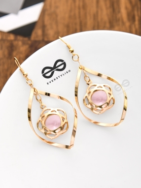 A Star-Studded Twist (Flamingo Pink) -  The Golden Charm Collection