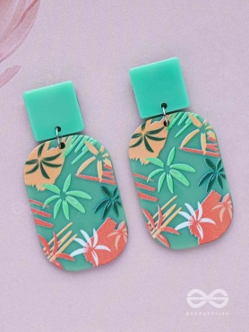 MYSTILEAF MARVELSCAPE - MULTICOLOR ACRYLIC EARRINGS