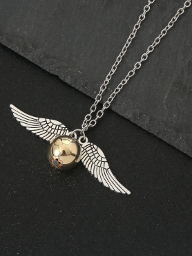 Resting Quidditch - Statement Silver Pendant