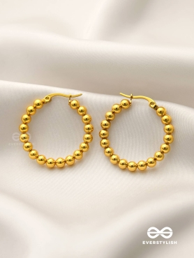 AURELIA HOOPS – CLASSIC STAINLESS STEEL HOOP EARRINGS