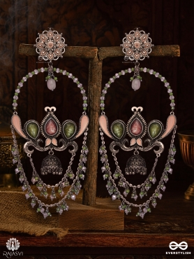 PASTEL WHIM – STATEMENT ENAMELLED CHANDBALI 