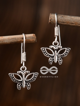 The Hanging Butterflies - Tiny Trinket Earrings